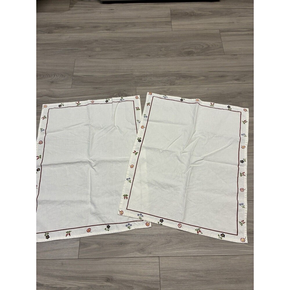 Vintage 100% Cotton Kitchen Towels Lot of 2  Villeroy & Boch